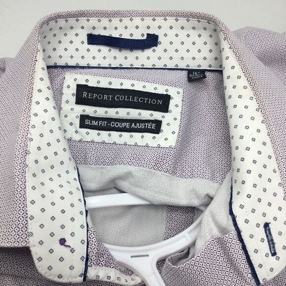 Report Collection Slim Fit Button Down C5 - Picture 6 of 7